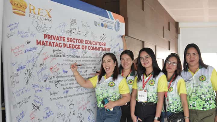 School leaders, administrators and educators from across the country participate in the COCOPEA-CEAP-REX MATATAG Regional Run.